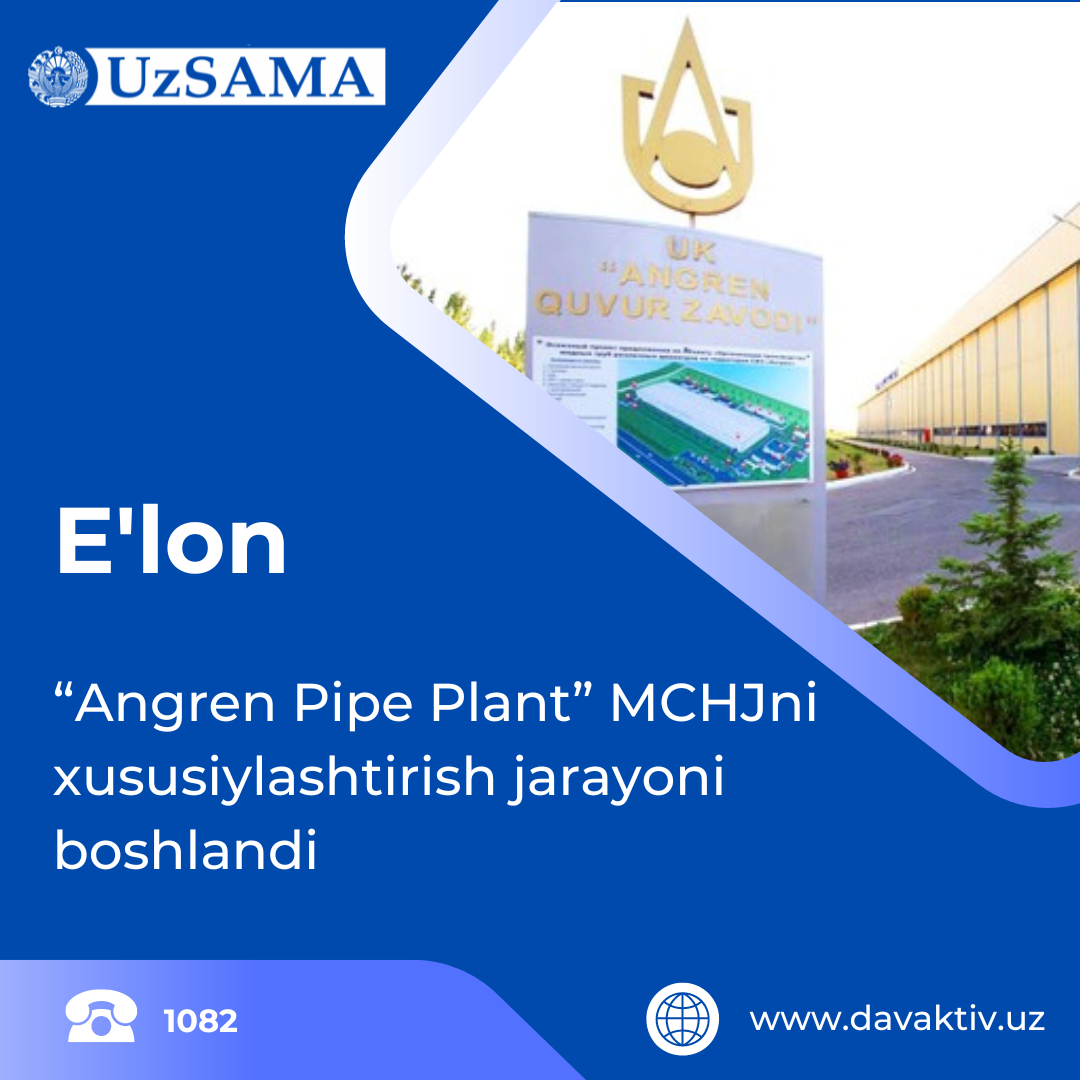 Announcement of the launch of the privatization process of